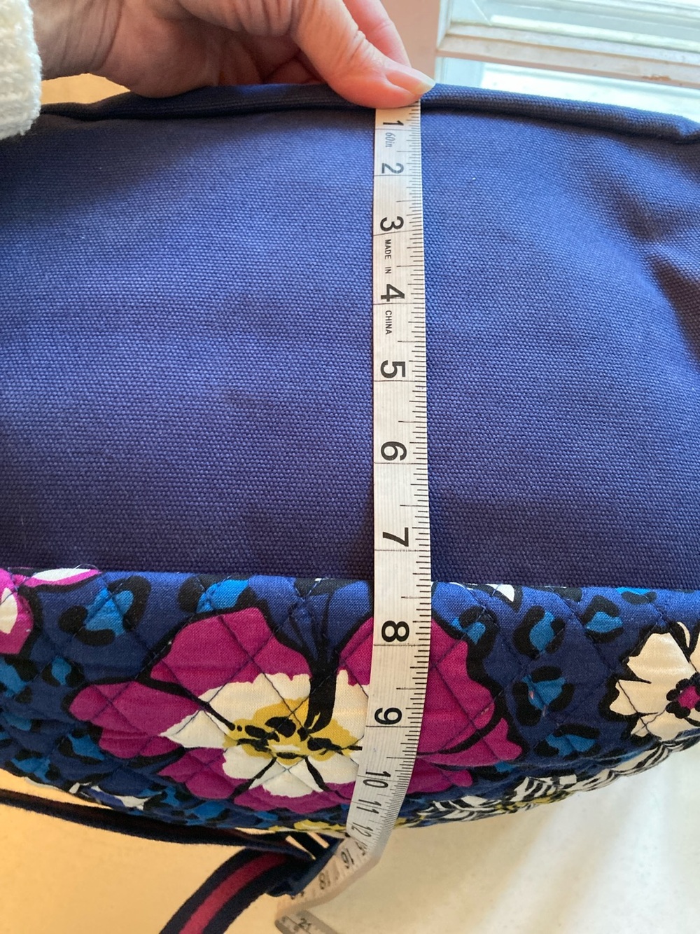 Vera Bradley Large Floral Canvas & Quilted Backpack - Picture 10 of 12